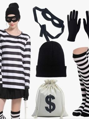 Adult Unisex Robber Costume